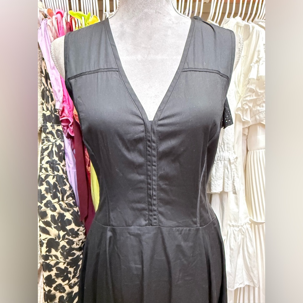 NWT Madewell V-Neck Circle Midi Dress - Picture 5 of 7